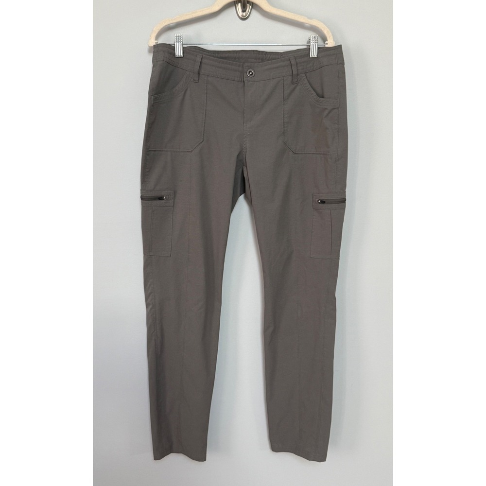 Kuhl‎ Women's Horizn Cargo Pants Gray 
 Hiking Outdoor Trousers Size 14 Regular
